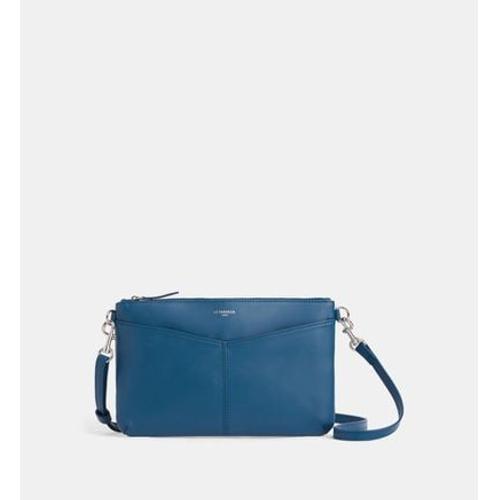 Le Tanneur - Sac pochette Charlotte cuir - Bleu