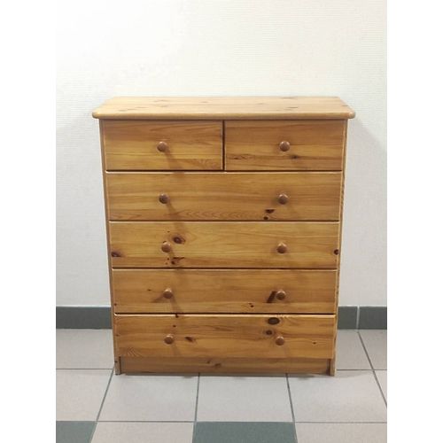 Commode 6 Tiroirs En Bois