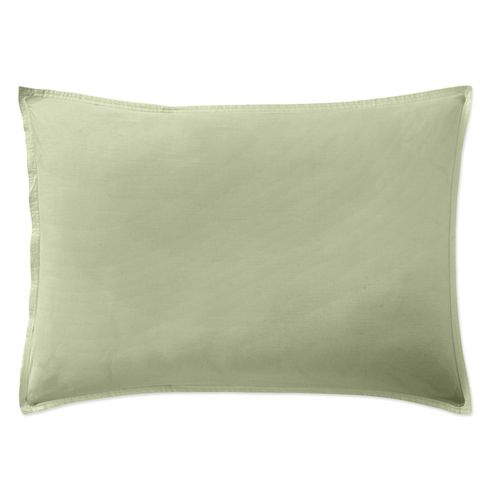 Taie D'oreiller 50x70 Cm Percale De Coton Vert D'eau