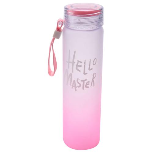 Bouteille D' De Sport Corde Portable Enfants Drinkware Preuve De Fuite Joint Escalade Gradient Bouteilles D' Pour Le Camping En Plein Air Randonnée En Cours D'exécution Rose