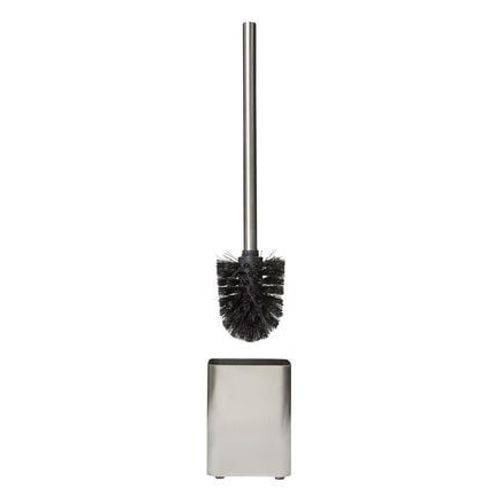 Absolument Maison - Porte brosse WC carré Arvey Altesse métal H37 x L9 cm  - Gris