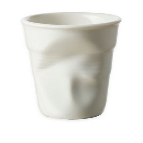 Revol - Gobelet Cappuccino Froissés 18 Cl Blanc - Blanc