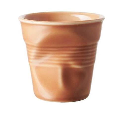Revol - Gobelet Cappuccino Froissés 18 Cl Orange - Orange