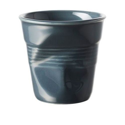 Revol - Gobelet Cappuccino Froissés 18 Cl Bleu Marine - Bleu
