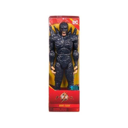 Figurine Dark Flash Costume Noir 30 Cm - Serie Flash - Personnage Dc - Set Super Héros + 1 Carte - Nouveauté