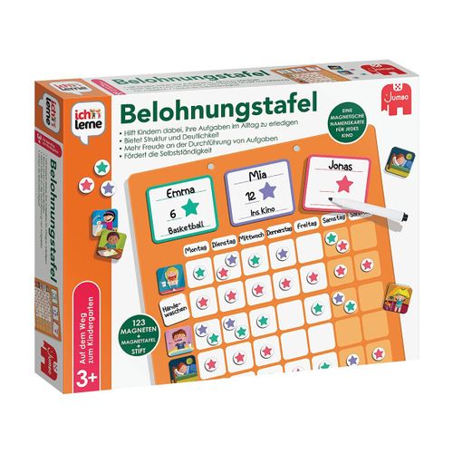 Jumbo J Apprends Tableau De Récompense 3 Jouets Éducatifs 19863 Multicolore