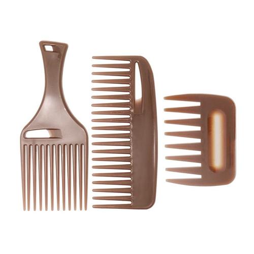 Dents Larges Brosse à Cheveux Fourche Peigne Barbe Brosse de Coiffure Salon de Coiffure Outil de Coiffure Accessoire de Salon Coiffure