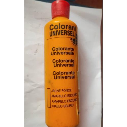 Colorant universel pour peinture aqueuse ou solvantée jaune fonce 250ml SAS Richard