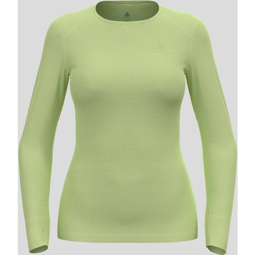 Odlo T-Shirt À Manches Longues Active Warm Pour Femme, Xs, Jaune - Xs