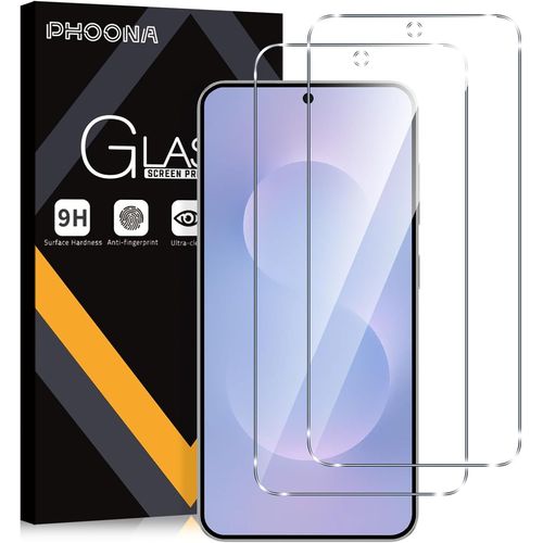 Lot De 2 Verre Tremp¿¿ Pour Samsung Galaxy S25 Edge, Film Protection ¿¿Cran, 9h Duret¿¿ Anti-Rayures Sans Bulles Facile ¿¿ Installer 0,33mm Hd Ultra Transparent Protecteur Vitre
