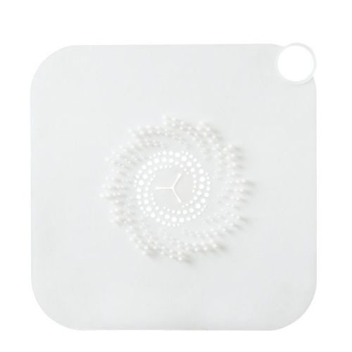 Blanc Filtre Drain De Douche, 2 Pi¿¿ces Cheveux De Douche De Drain En Silicone,Couvercles De Drain De Douche Assez Facile ¿¿ Installer Et ¿¿ Nettoyer Pour Drain De Salle De Bain