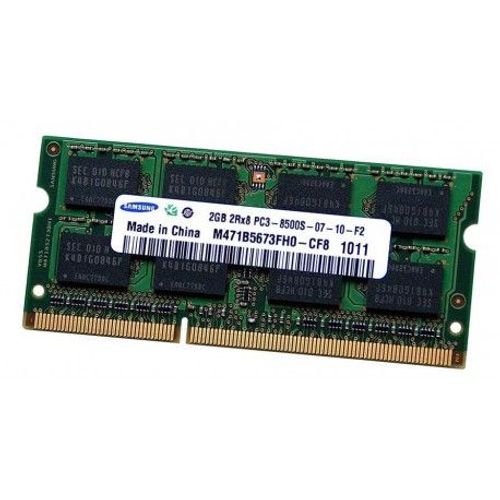 Kit 4GB (2x2GB) SODIMM - DD3 - 8500S