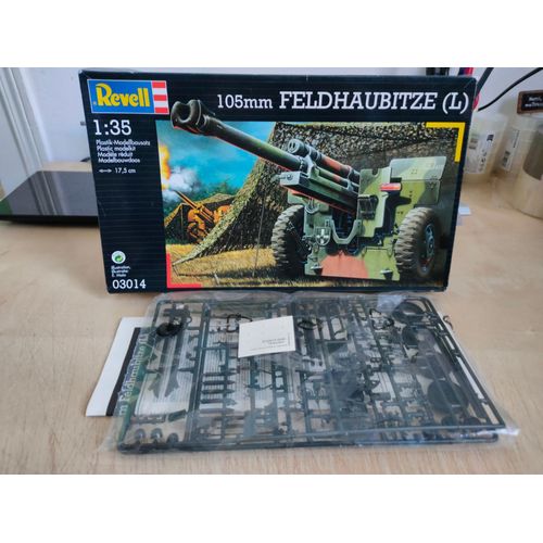 Maquette Revell 1/35 Canon 105 Mm Feldhaubitze ( L )-Revell