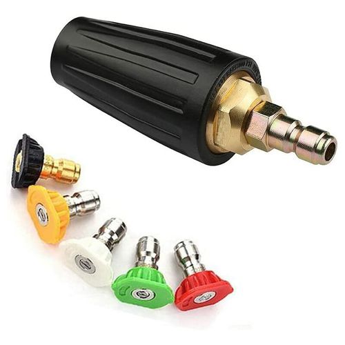 Buse turbo rotative, 3000PSI 035 Buse turbo rotative pour nettoyeur haute pression 1/4"" Connexion rapide