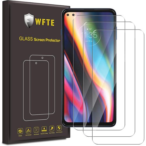[Lot De 3 Films De Protection D'¿¿Cran Pour Motorola Moto G 5g Plus Duret¿¿ 9h,Hd Ultra Transparent,Anti-Rayures,Anti-Huile,Verre Tremp¿¿ Pour Moto G 5g Plus