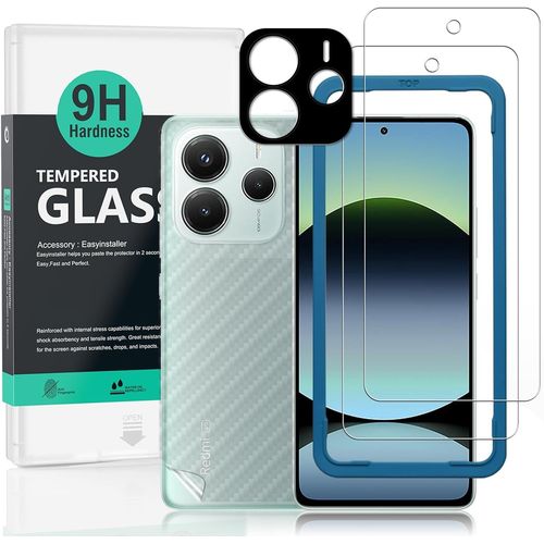 2 Pi¿¿Ces Verre Tremp¿¿ Pour Xiaomi Redmi Note 14 5g 6,67"",9h Duret¿¿ Protection ¿¿Cran,Avec 1 Pi¿¿Ce Protection Cam¿¿Ra,1 Pi¿¿Ce Film Arri¿¿Re,Facile ¿¿ Installer