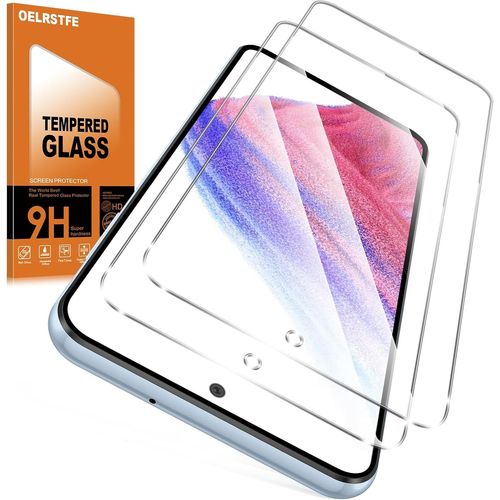 Verre Tremp¿¿ Pour Samsung Galaxy A53 5g 2 Pi¿¿Ces,Film Vitre Protection ¿¿Cran Duret¿¿ 9h Anti Rayures Sans Bulless Ultra Transparent Hd Haute Sensibilit¿¿ Protecteur D'¿¿Cran Pour Samsung A53 5g
