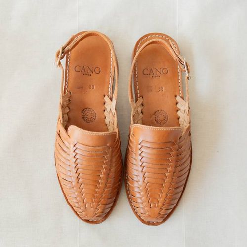 Sandale Femme En Cuir Amelia Cognac - 39