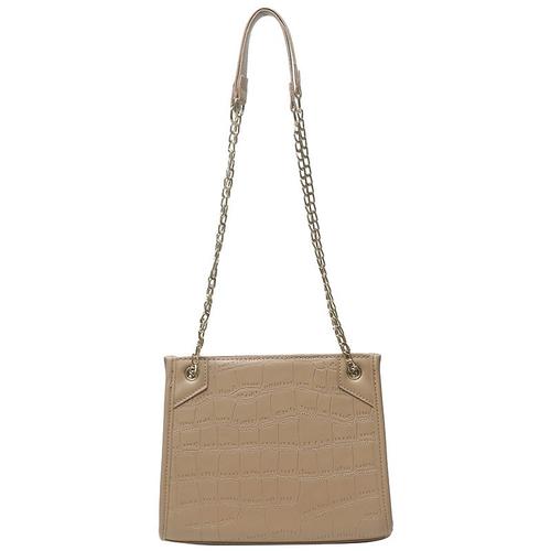 Rétro Motif Femmes Sac à Main de Mode de Luxe en Cuir Pu Sac à Bandoulière Chaîne Messenger Sac Fourre-Tout Sac