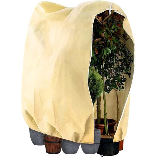 Hivernage Plante Exterieur,80g/m2 Voile Hivernage Plante Exterieur 240 x 200CM, Housse d'hivernage pour Plante et arbuste Adapt¿¿ ¿¿ la Protection des Plantes en d'ext¿¿rieur Utiliser en Hiver