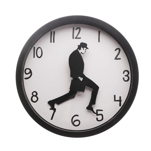 25cm Horloge Mute Ministry Of Silly Walks D¿¿Coration Com¿¿Dienne Horloge Mute Humoristique Parfaite Pour Chambre Bureau Biblioth¿¿Que D¿¿Coration Murale