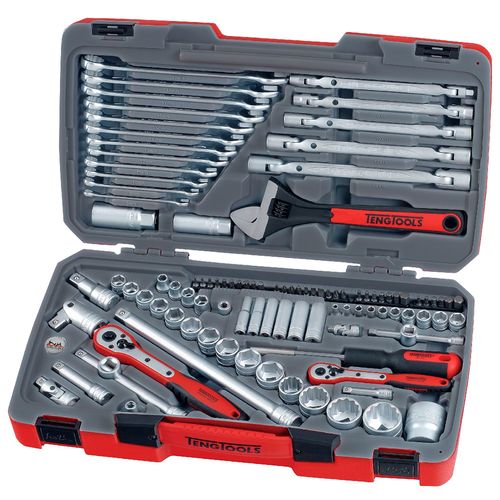 Combiset 1/4-3/8-1/2 106 pcs Teng Tools TM106