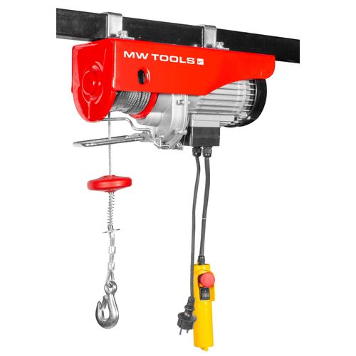 Palan électrique à câble 200/400kg 12/6m 1 kW 230 V MW Tools SH40012