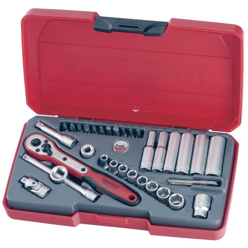 Jeu de douilles et embouts 1/4 AF 35pcs Teng Tools T1435AF