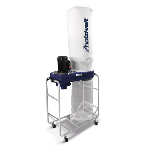 Aspirateur à copeaux bois pro 1900m³/h 1,5 kW 230V buse et moteur 180° inclinable Holzkraft ASA1901