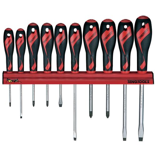 Tournevis 10x sur support mural Teng Tools WRMD10N