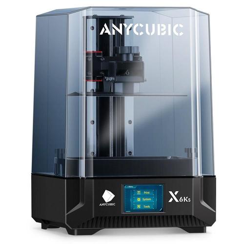 Anycubic Photon Mono X 6Ks Imprimante 3D en résine , nivellement manuel en  4 points, écran 6K de 9,1 pouces, source de lumière matricielle LighTurbo
