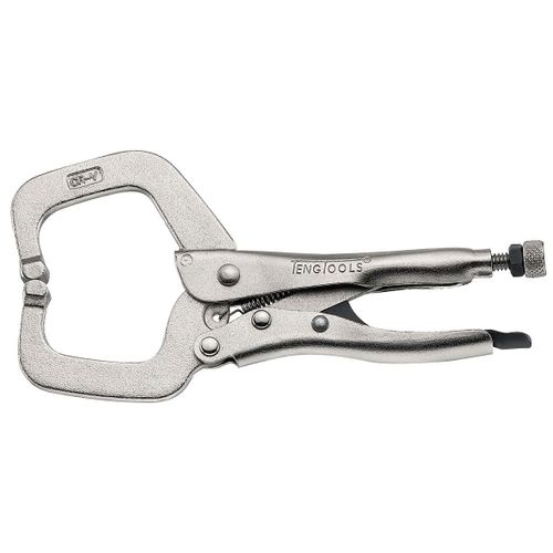 Pince grip type C poignée release 1 main Teng Tools 406-6S