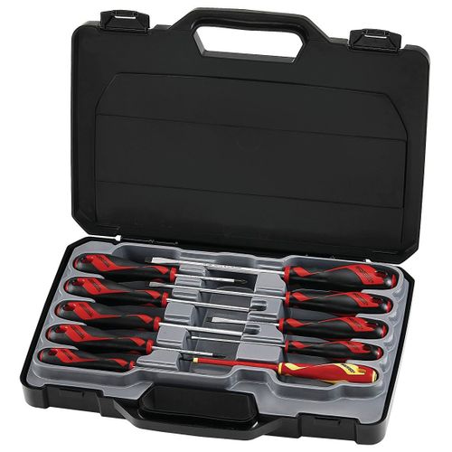Jeu de tournevis plats, PZ, PH 10 pcs Teng Tools MD910N