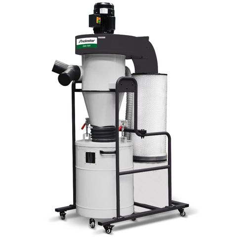 Collecteur de poussière cyclonique 1325m³/h 2,2kW 230V Holzstar ZAA1351 230V