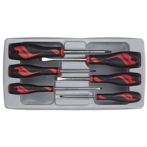 Jeu de tournevis plat, PZ 6pcs Teng Tools MD906N4