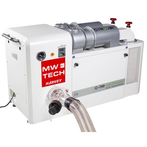 Gyro air aspirateur silencieux cyclonique HEPA 1190m³/h 1,5kW 230V pour atelier menuiserie copeaux et poussières MW-Tech G700
