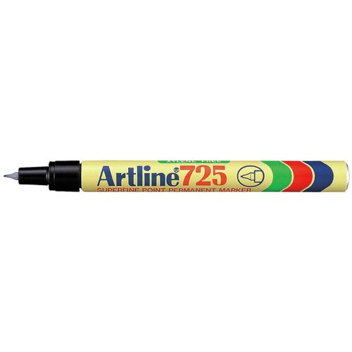 Marqueur à peinture Artline 725 marqueur indélébile pointe extra fine 0,4 mm emballé par 12 pièces noir Limit ART725BLCK