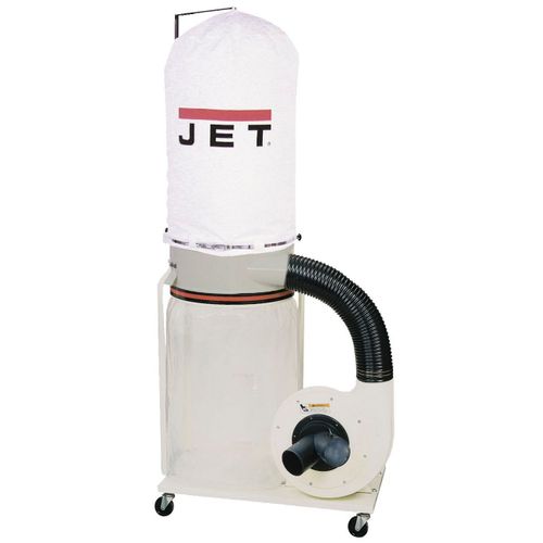 Aspirateur à copeaux de bois Vortex 1620m³/h 1,1 kW 230V 30 µm Jet DC-1100A-M
