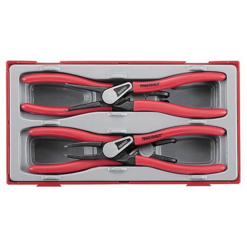 Pinces circlips en plateau TC, 4 pcs Teng Tools TT474-7E