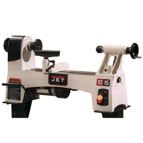 Tour à bois diamètre de tournage 254 mm entre-pointes 368 mm 0,6 kW 230V vitesses variables Jet JWL-1015VS-M
