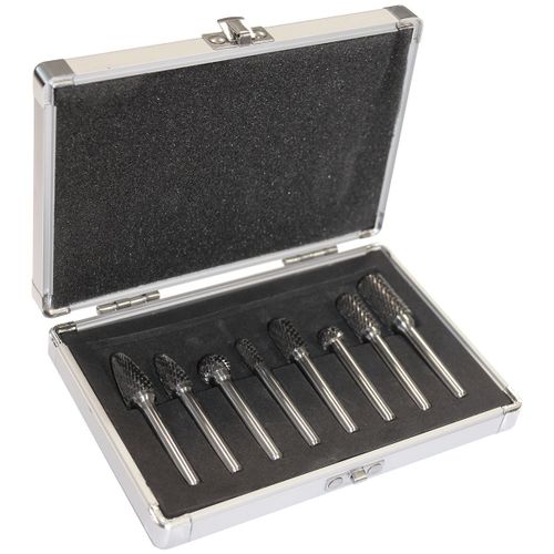 Jeu de fraises limes rotatives carbure 8pcs MW Tools CBSCB8