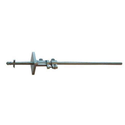 Trusquin universel réglage fin avec tige cilindrique et plaque carrée 57x45 mm 300 mm MIB STP300M