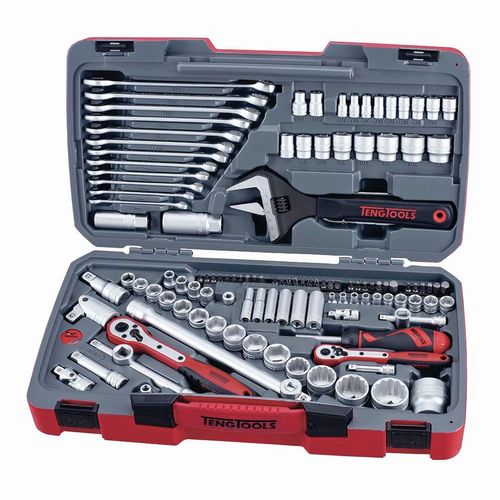 Jeu de douilles 1/2-1/4 127 pcs Teng Tools TM127