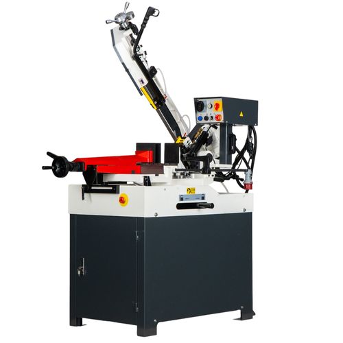 Scie à ruban pour métaux -45°+60° capacité de coupe ronde 250 mm 0,75/1,1 kW 400V 2 vitesses 36/72 m/min Torros SC320G