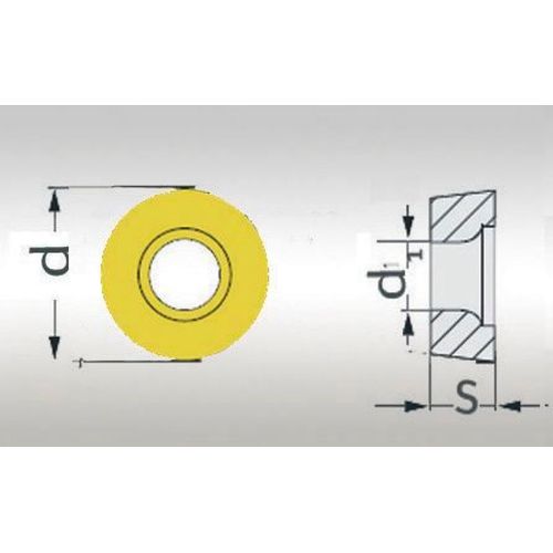 Plaquette ronde RNMG1605MO-R - taille 16 - 5 pcs Optimum RNMG1605MO-R
