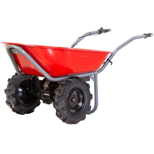 Brouette électrique 2 roues motrices 100L 260KG - batterie 40V / 6Ah Torros EK260