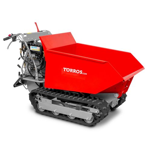 Minidumper à chenilles benne basculante 500KG 9CH 8 vitesses Torros MRD500H6