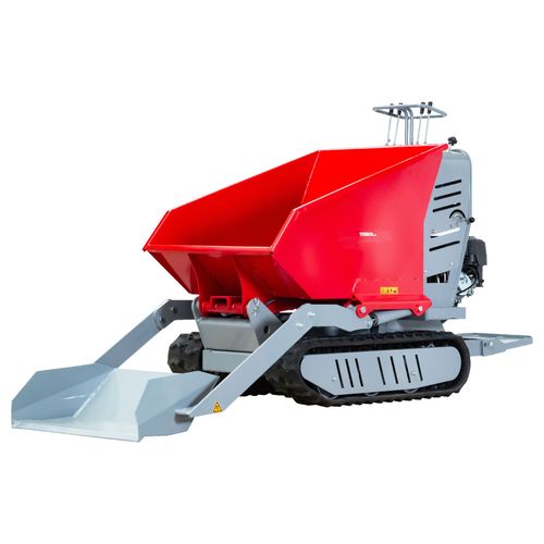 Minidumper hydrostatique à chenilles avec pelle 80kg benne basculante 500kg 9CH Torros HRD500HS