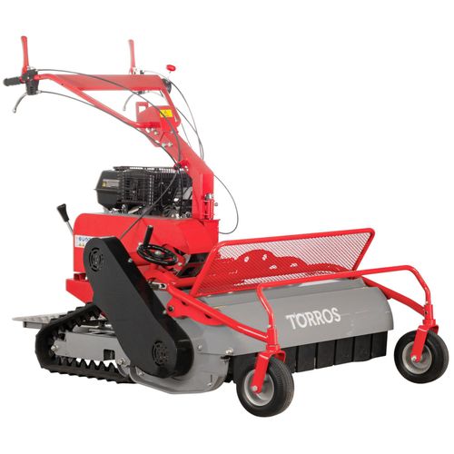 Tondeuse débroussailleuse à fléaux sur chenilles autotractée essence 860 mm 15 CV Torros KPM860R