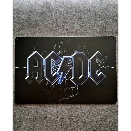 Plaque métallique décorative AC/DC